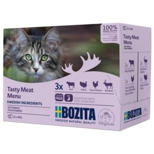 Nourriture humide chats, sachets, Bozita, viande